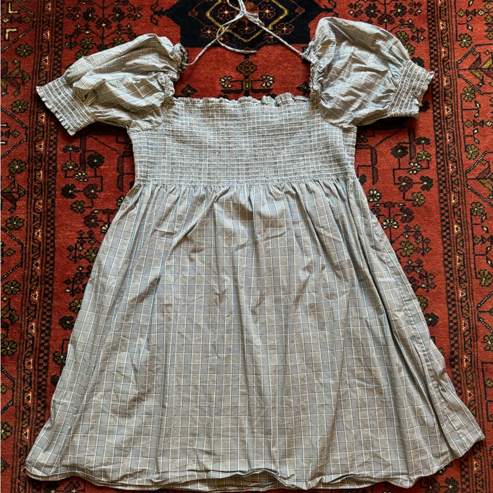 HILL HOUSE Athena Plaid Dress